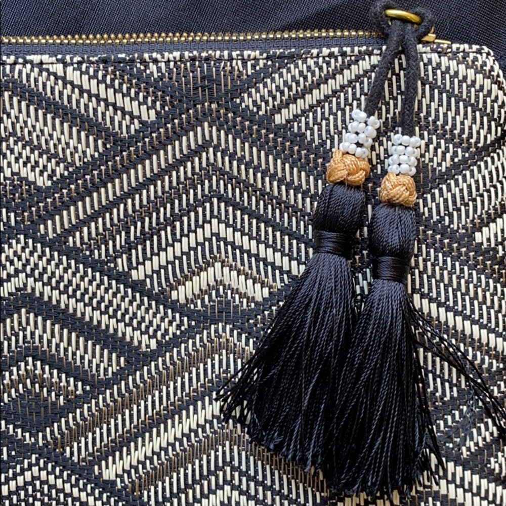 J. Crew clutch zipper bag